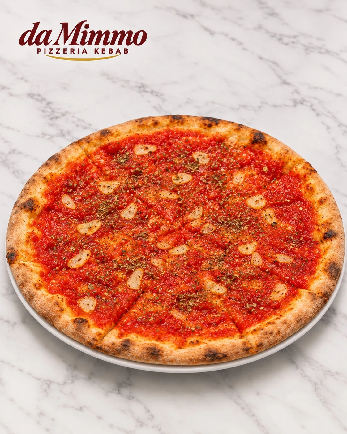 Marinara on white marble