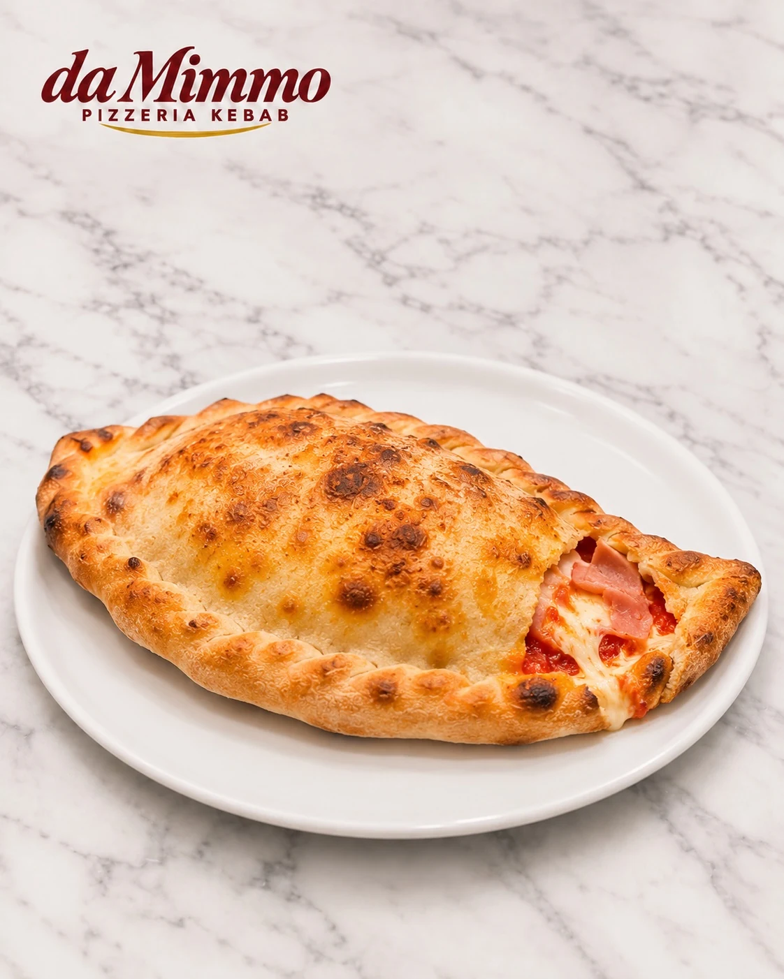 Calzone Liscio su marmo bianco