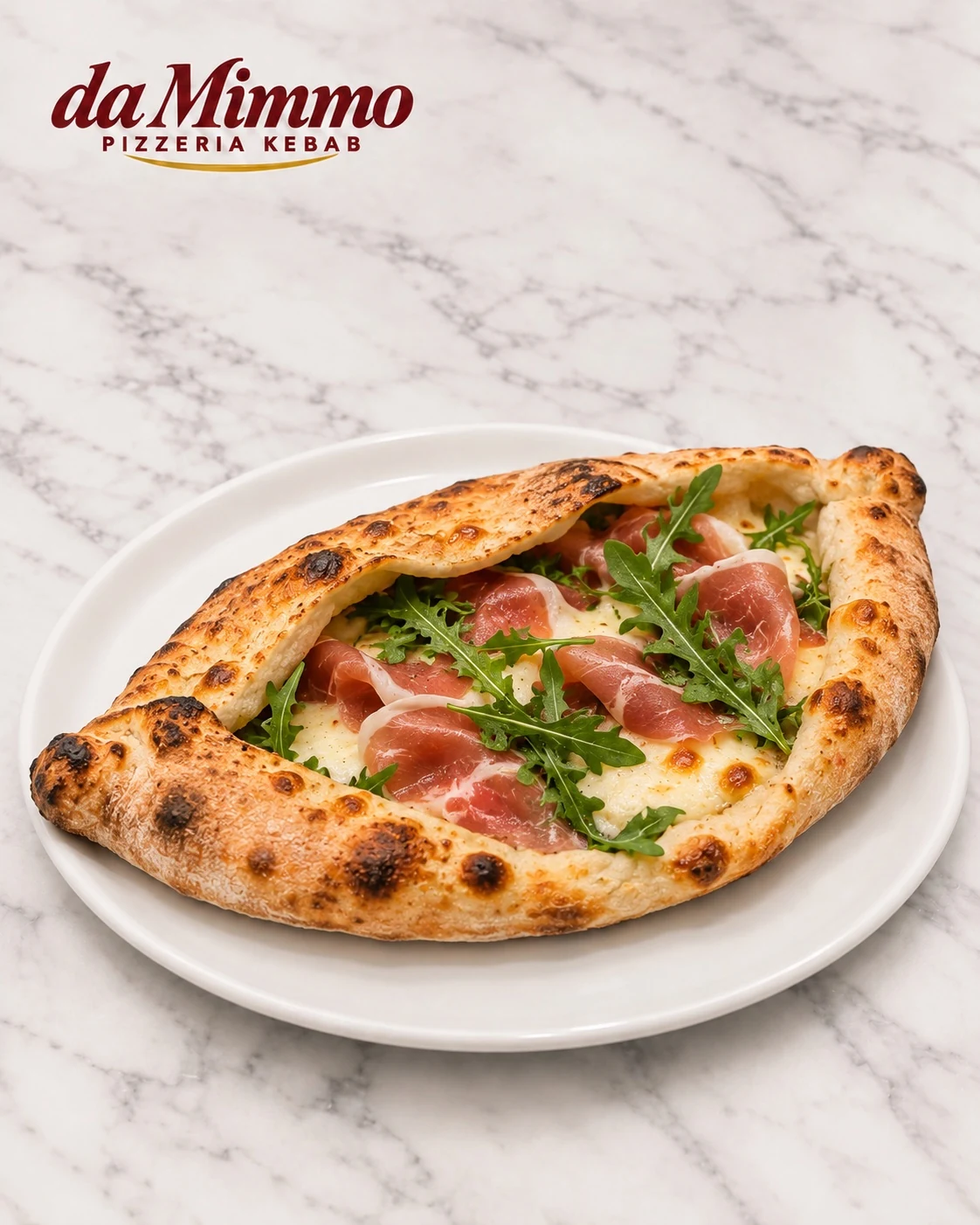 Calzone Bocca Aperta su marmo bianco