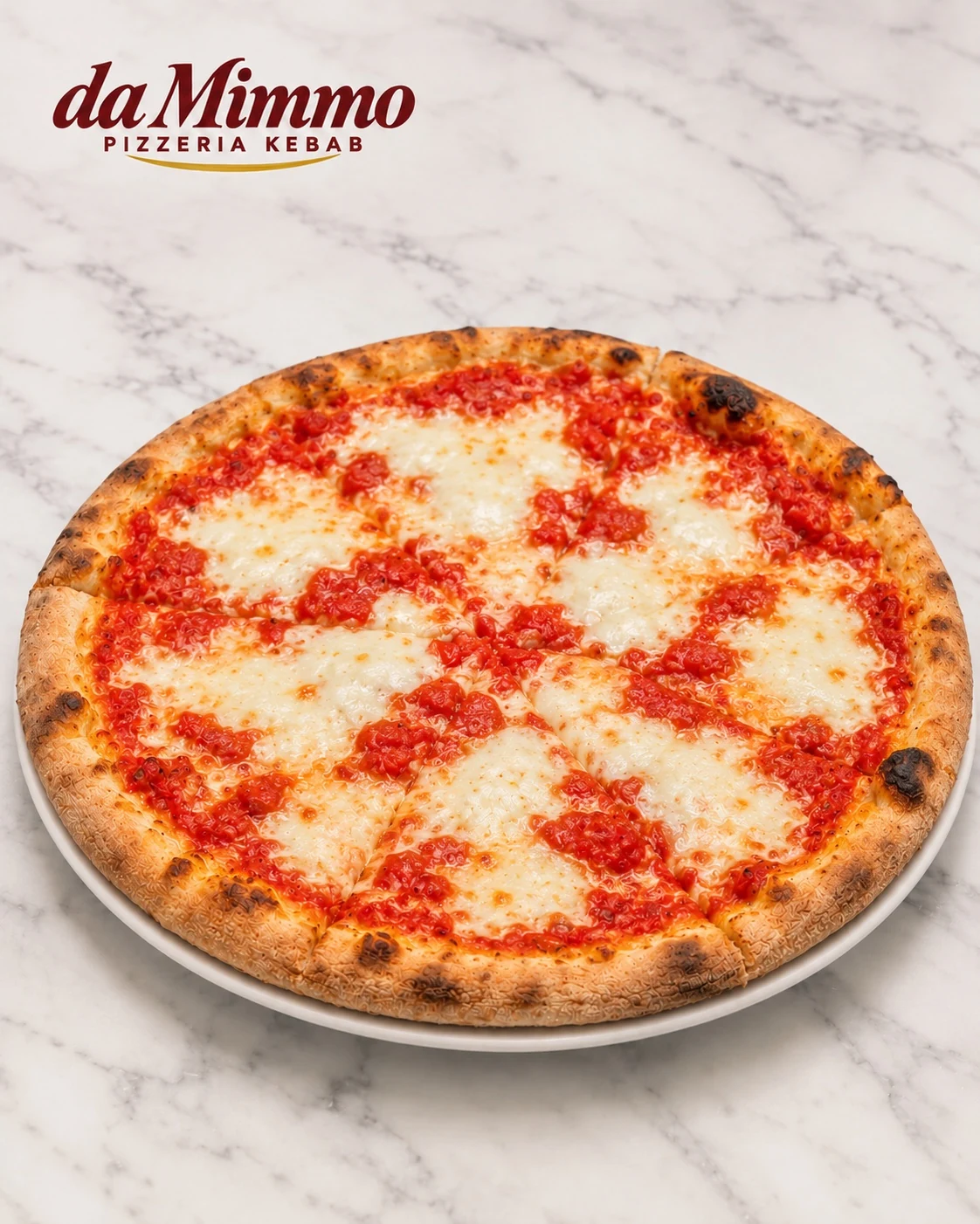 Bufala on white marble