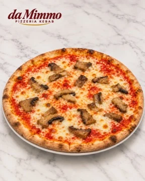Porcini auf weißem Marmor